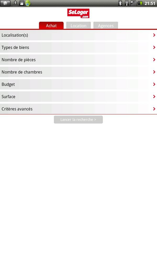 Se loger criteres recherches