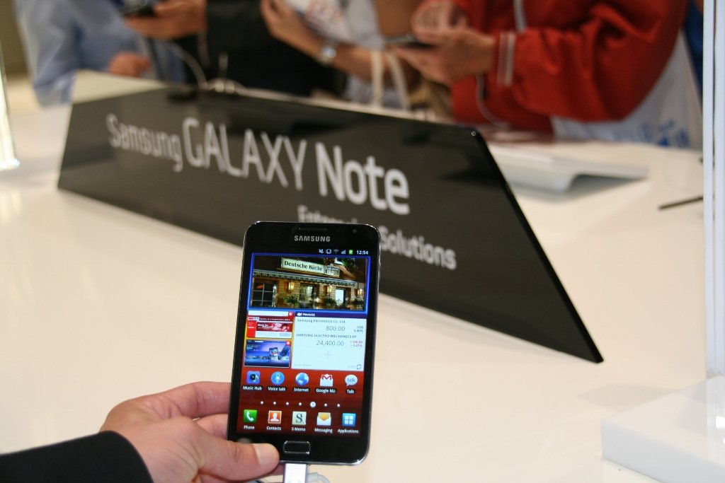 Samsung Galaxy Note: video de la presentación en #IFA2011