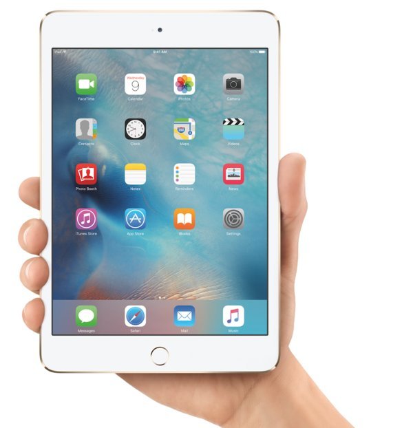Le timide iPad Mini 4 a aussi fait partie de la fête de ce mercredi 9 septembre.