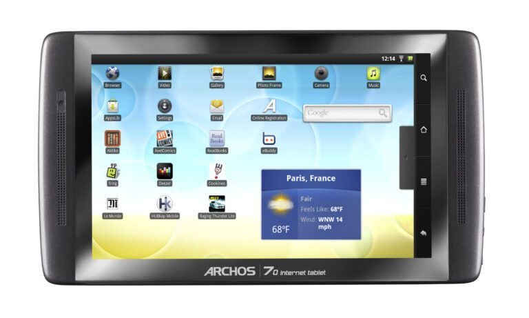 Archos 70 Internet Tablet : Fiche Technique Complète 1
