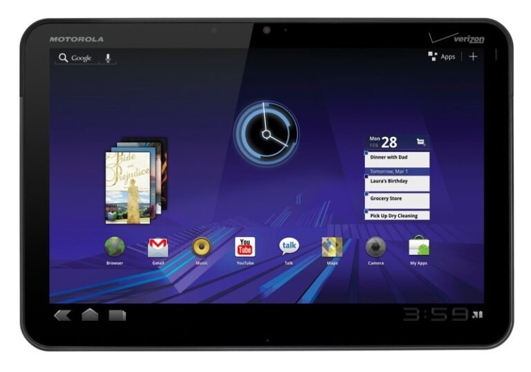 Motorola Xoom : Fiche Technique Complète 1