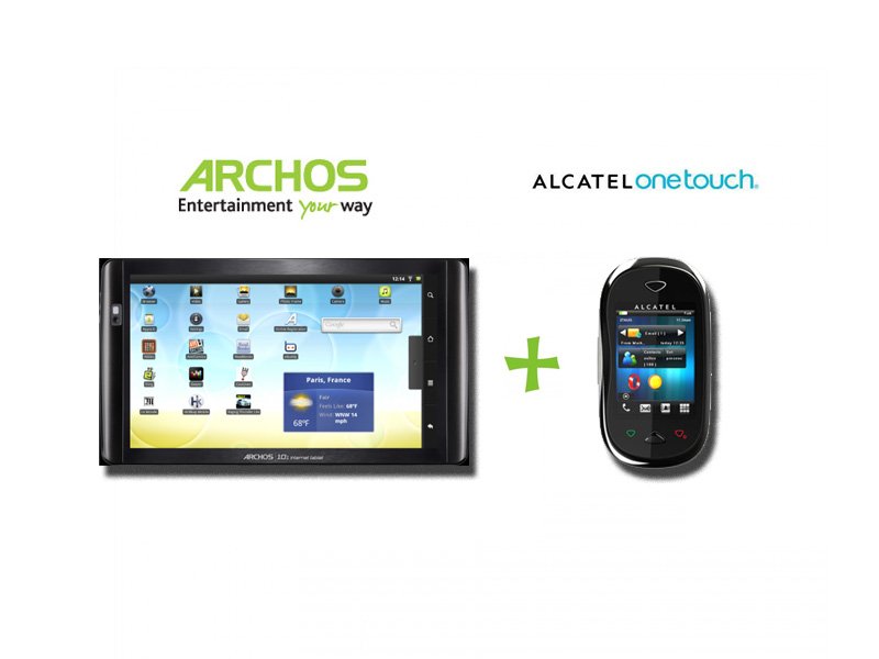 Archos et Alcatel One Touch lancent une offre « tablette et téléphonie »