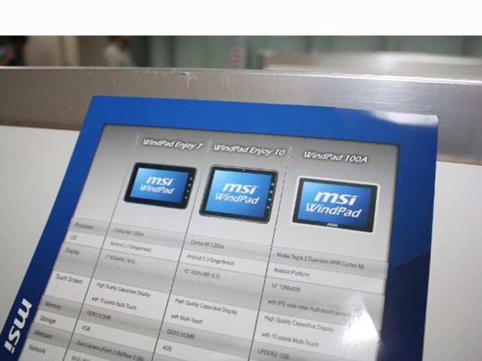 WindPad Enjoy : deux nouvelles tablettes MSI de 7 et 10 pouces 2