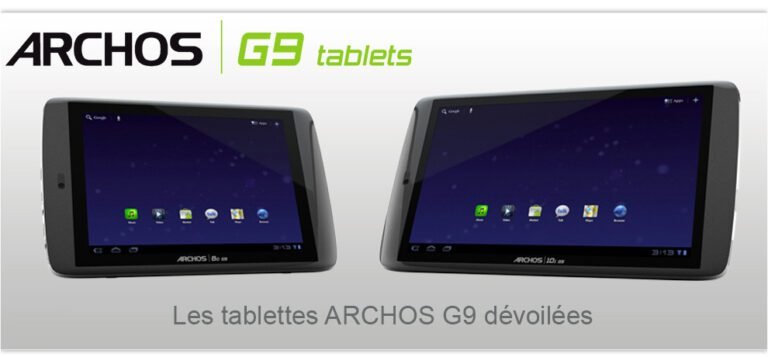 Archos G9 Tablets : Vidéo de présentation des tablettes Archos G9 2