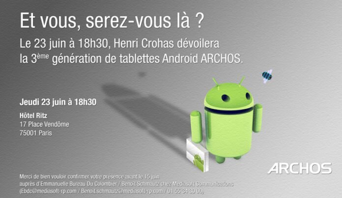 Archos Gen 9 : ilovetablette invité à la conférence ! 