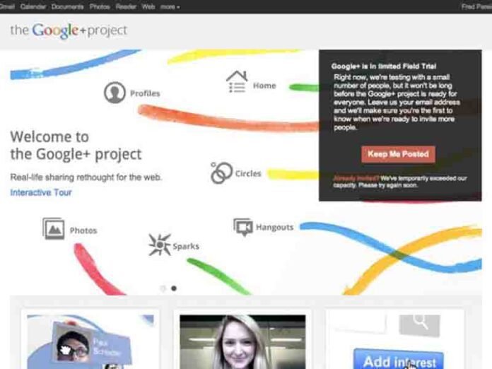 L’application Google + sur l’Android Market 1