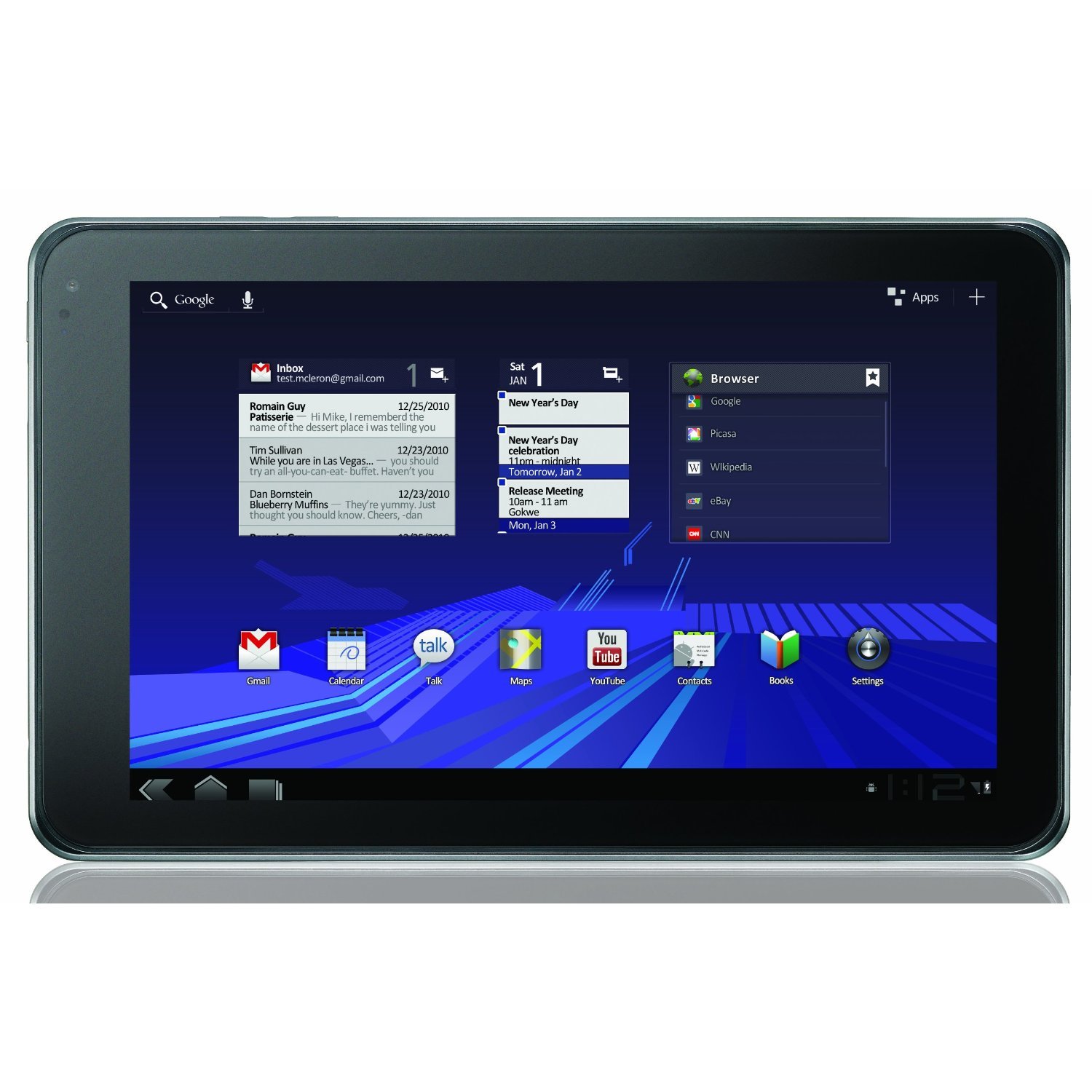 Tablette LG Optimus Pad, écran 8.9’’, Android 3.0 : sortie officielle en France 1