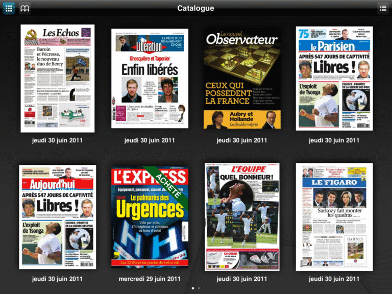 ePresse sur iPad & iPhone : La presse française s&rsquo;associe et lance son kiosque numérique