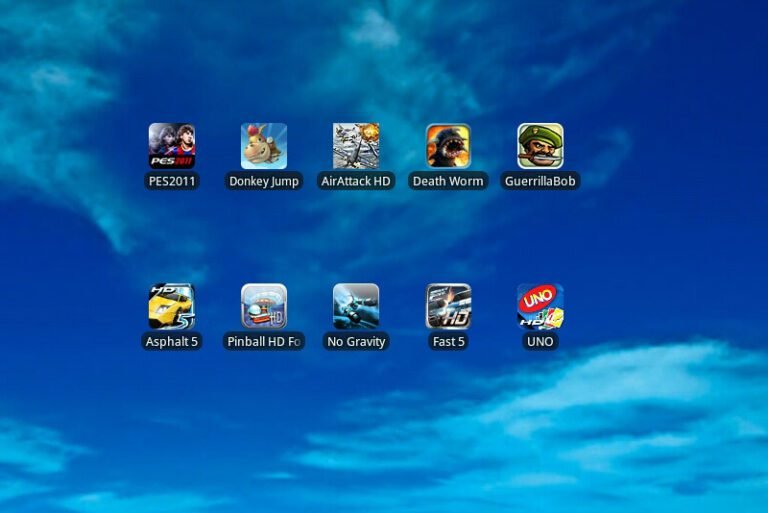 Les meilleurs jeux Android pour cet été 2011 