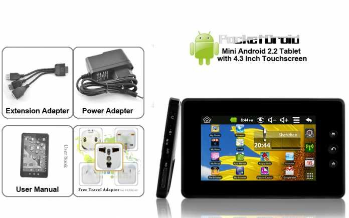 PocketDroid : Une tablette Android de 4,3 pouces à seulement 44 euros ? 2