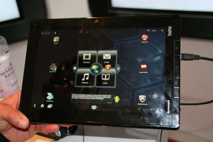 Lenovo ThinkPad Tablet : Démonstration vidéo au salon de l'IFA  1