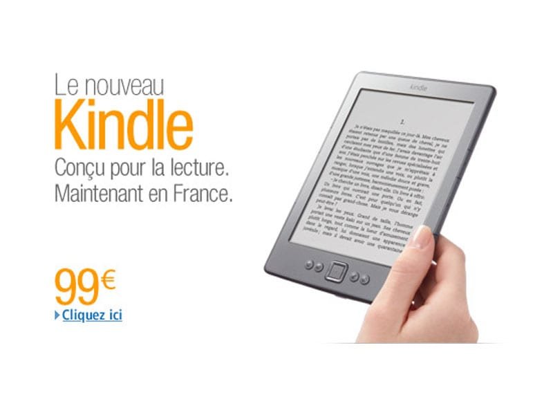 Acheter l’Amazon Kindle en France au prix de 99€ !