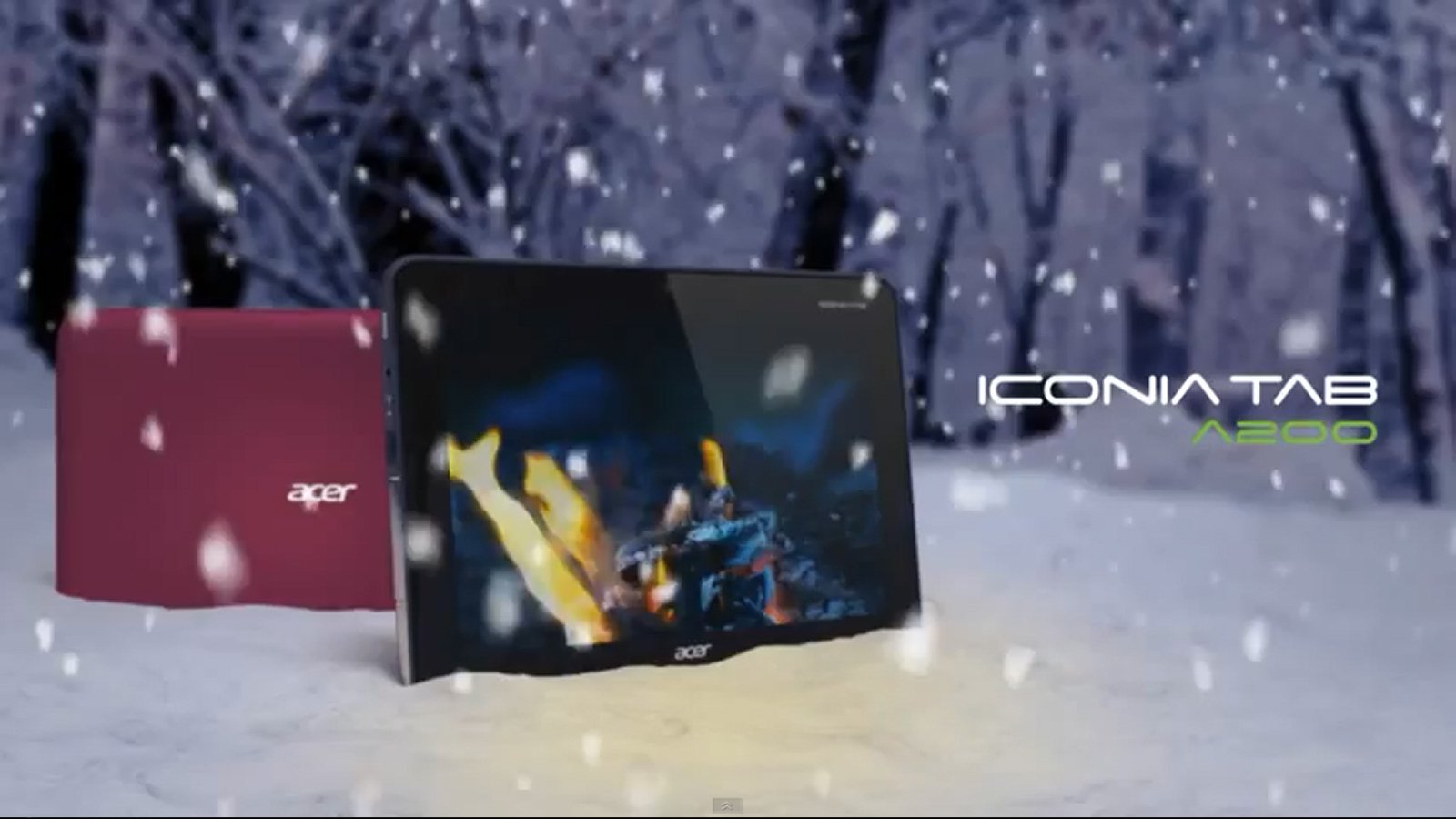 Acer Iconia Tab A200 : publicité officielle de la nouvelle tablette Acer A200 1