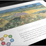 Sortie de l’application iPad "Le rêve de Van Gogh", réalisé avec la technologie Adobe Digital Publishing Suite 1