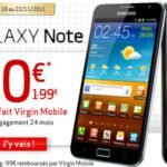 Forfait Samsung Galaxy Note : à partir de 0€ avec un abonnement Virgin Mobile ! Forfait Samsung Galaxy Note : à partir de 0€ avec un abonnement Virgin Mobile !