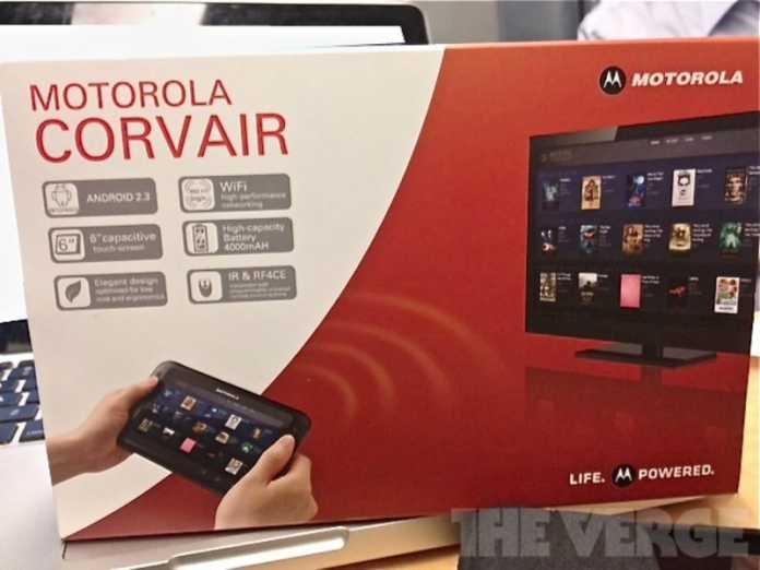 Motorola Corvair : tablette tactile et télécommande universelle de la Google TV ? 1
