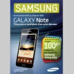 Samsung Galaxy Note : jusqu’à 100€ remboursés pour l’achat d’un Galaxy Note Samsung Galaxy Note : jusqu'à 100€ remboursés pour l'achat d'un Galaxy Note 2