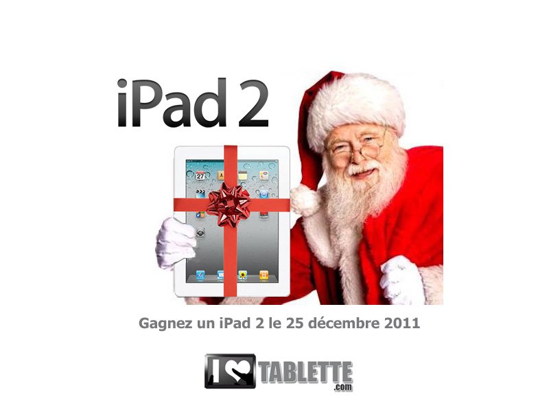 Concours : Gagnez la tablette tactile Apple iPad 2 Wi-Fi 16 Go blanc