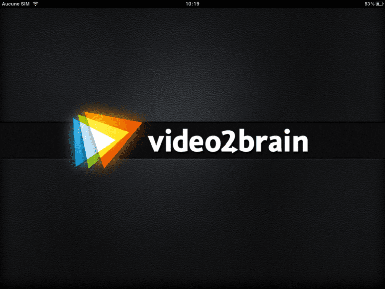 Application video2brain sur iPad : des formations vidéo sur l&rsquo;iPad