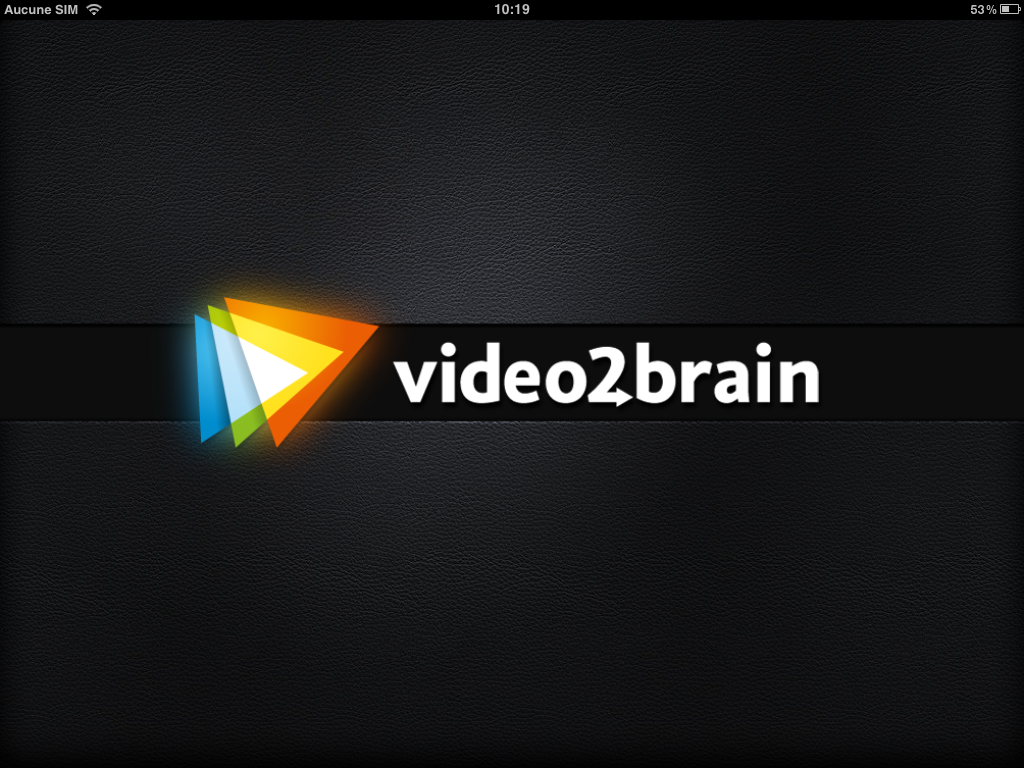 Application video2brain sur iPad : des formations vidéo sur l'iPad 1