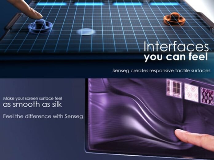 Senseg : Un prototype de tablette intégrant une technologie du 