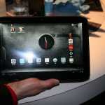 CES 2012 : Démonstration des tablettes Motorola Xoom 2 et Xoom media Edition 6