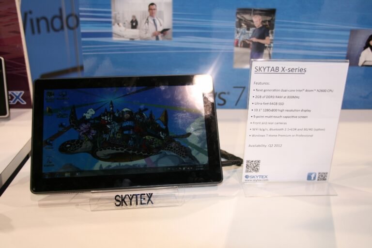 CES 2012 : Tablette Skytex SkyTab X series sous Windows 8 1