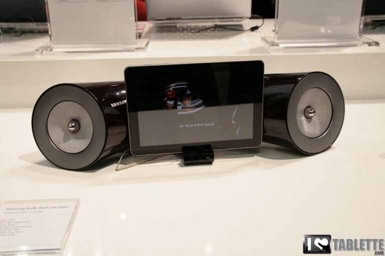 Dock Audio Samsung DA-E660 : une station d’accueil hifi pour Galaxy Tab et Galaxy Note 2