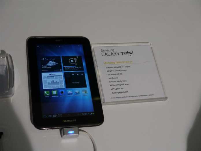 De nouvelles photos et une vidéo de prise en main de la Samsung Galaxy Tab 2  6