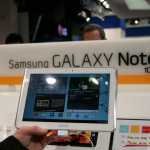 Samsung Galaxy Note 10.1 : Démonstration du Galaxy Note 10.1 au MWC 9