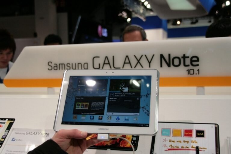 Samsung Galaxy Note 10.1 : Démonstration du Galaxy Note 10.1 au MWC 9