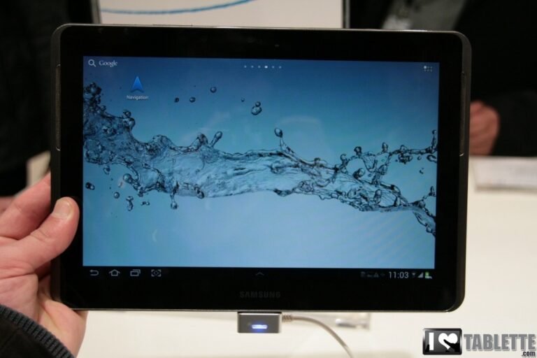 Samsung Galaxy Tab 2 10.1 : Démonstration de la Galaxy Tab 2 10.1 pouces au MWC 6
