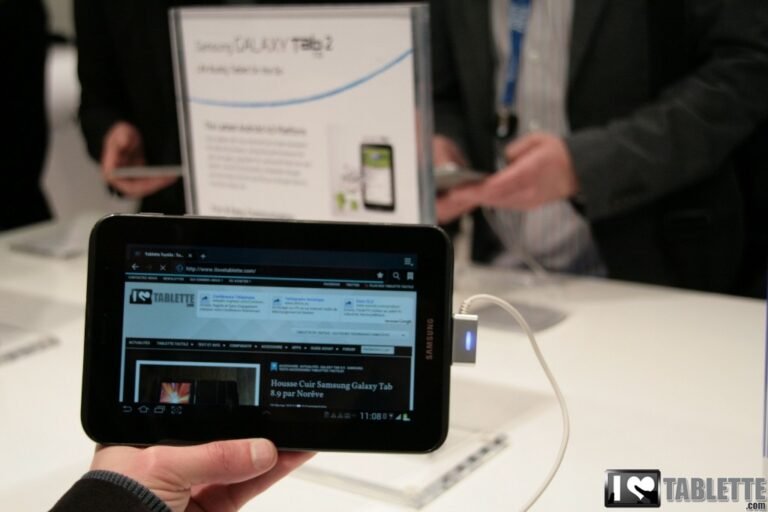 Samsung Galaxy Tab 2 7 : Démonstration de la Galaxy Tab 2 7 pouces au MWC 9