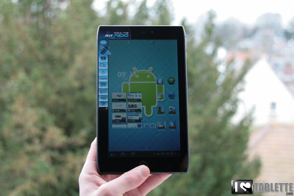 Test et avis de la tablette Acer Iconia Tab A100