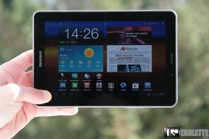 Test et avis de la tablette Samsung Galaxy Tab 7.7 2