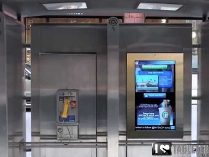 La ville de New-York va remplacer ses téléphones publiques par des tablettes tactiles géantes 1