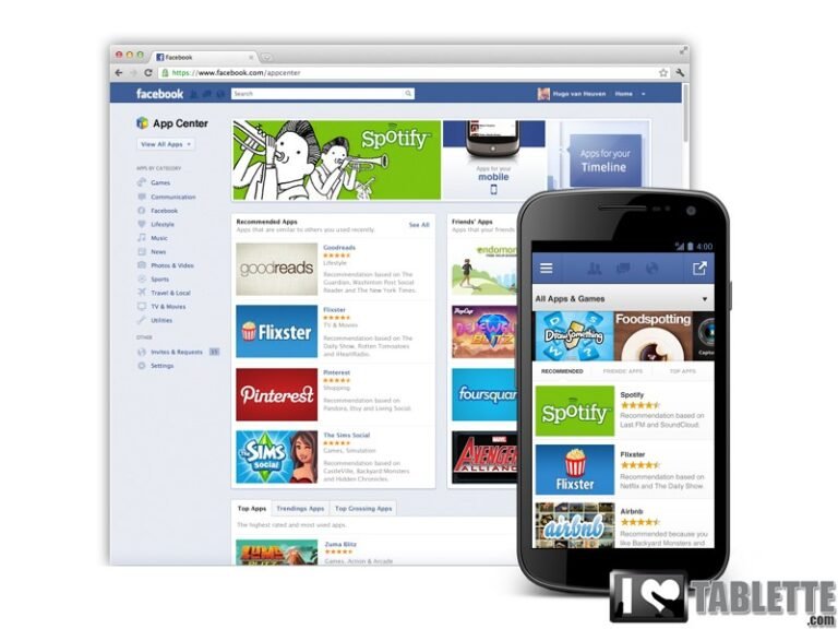 Facebook App center : lancement d&rsquo;une boutique d&rsquo;applications