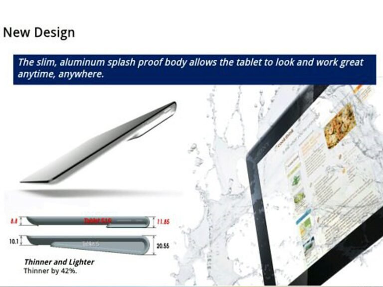 Une tablette Sony Xperia en préparation ?  1