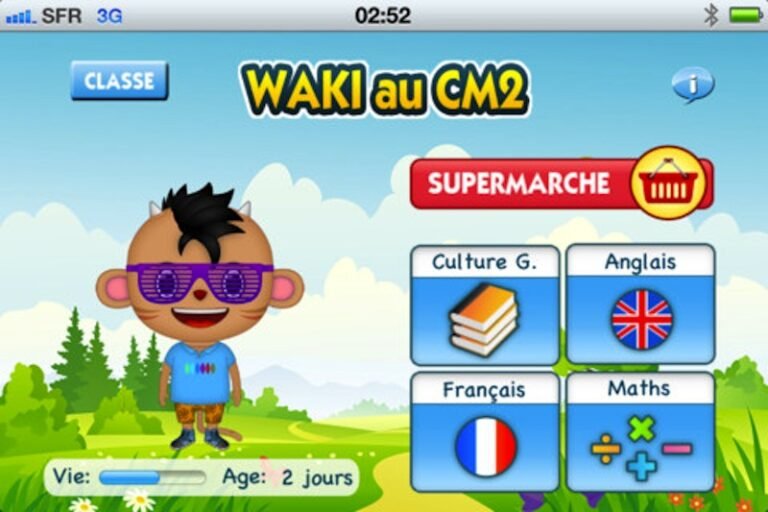 Waki, l'application "cahier de vacances" sur tablette iPad 2