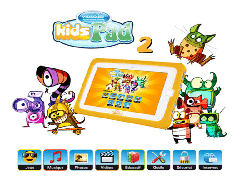Kids Pad 2 : VidéoJet annonce une nouvelle tablette tactile pour les enfants ! 1