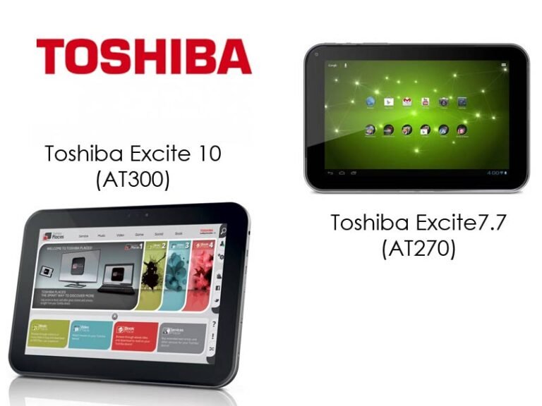 Les tablettes Toshiba Excite 7.7 (AT270) et Excite 10 (AT300) sont disponibles à l'achat chez Priceminister 1