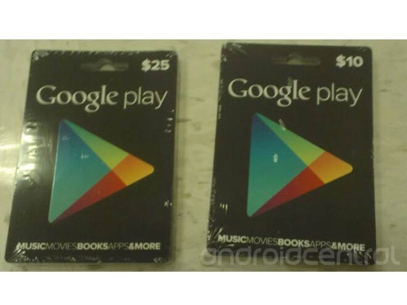 Google va proposer des cartes prépayées pour Google Play 