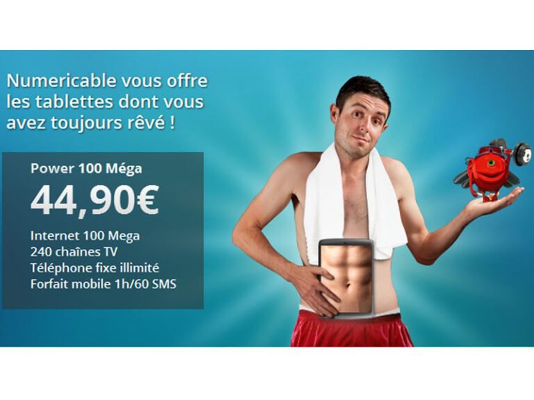 Numéricable propose une tablette Archos 80 G9 avec son offre Internet "Power 100 méga" 1