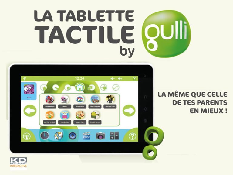 La tablette Gulli pour les enfants sera disponible le 30 septembre au prix de 199€ 2