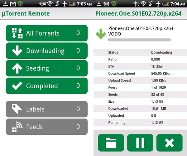 L'application uTorrent débarque sur Google Play 4