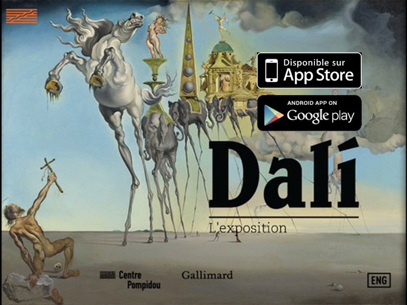 Le centre Pompidou propose l’exposition « Dali » sur tablette tactile