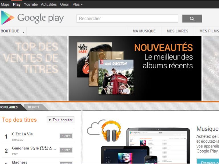 Google Music est disponible en France 3