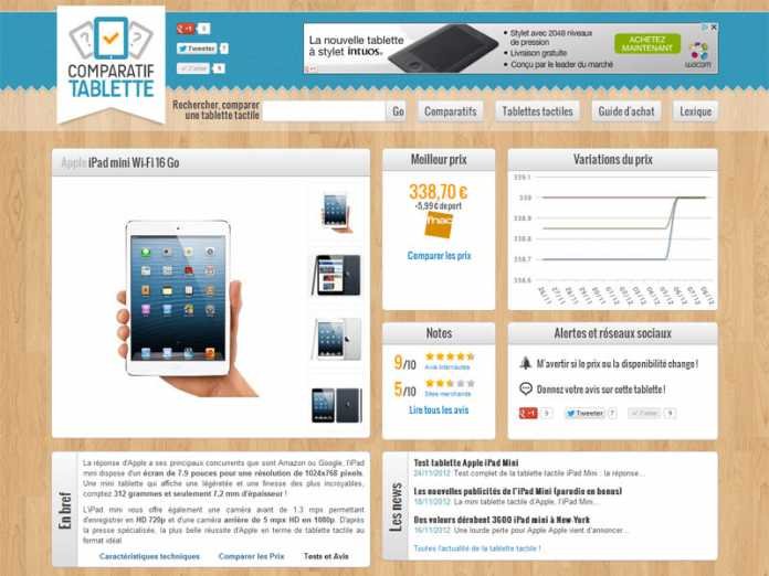 iLoveTablette.com lance son comparateur de prix pour tablette tactile !  3