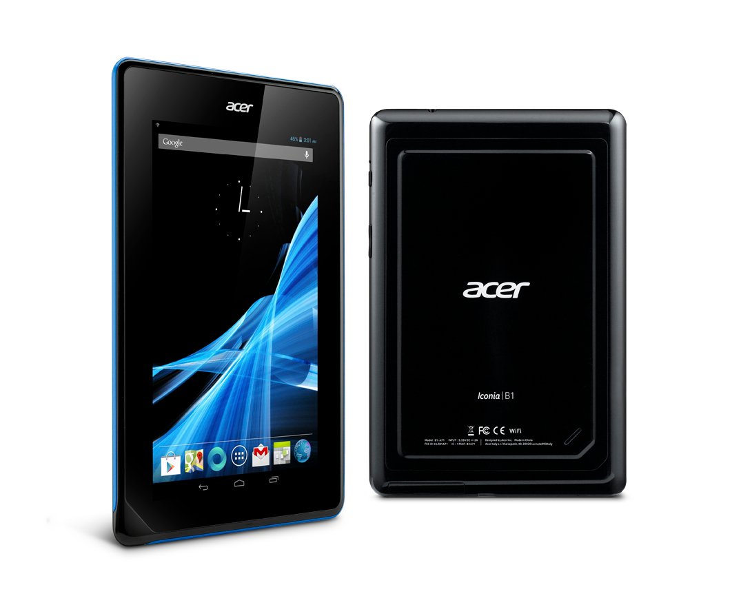 La famille des tablettes Acer s’enrichit avec l’Iconia B1