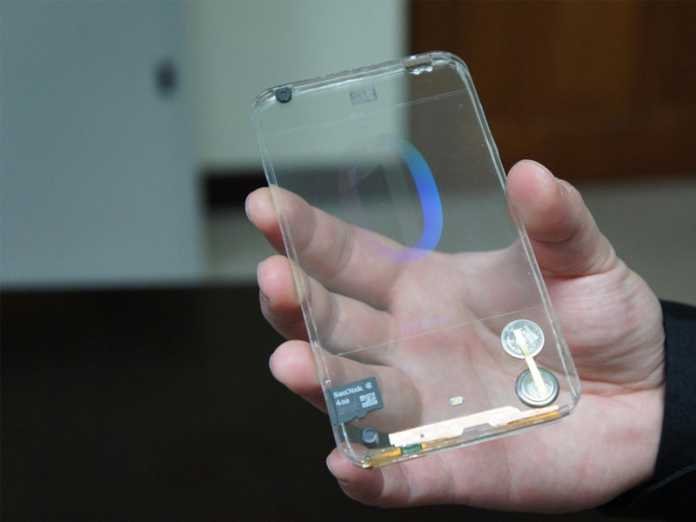 Polytron présente un smartphone transparent !  3